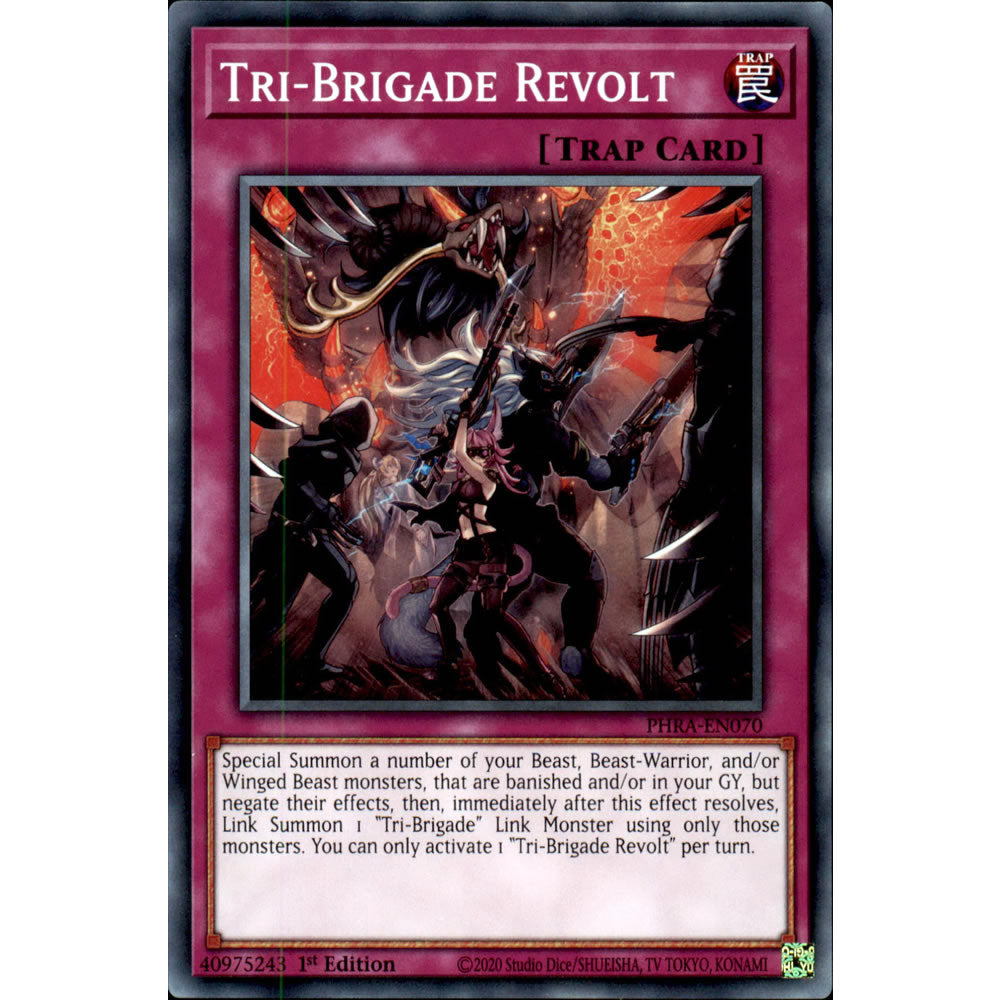 Tri-Brigade Revolt PHRA-EN070 Yu-Gi-Oh! Card from the Phantom Rage Set