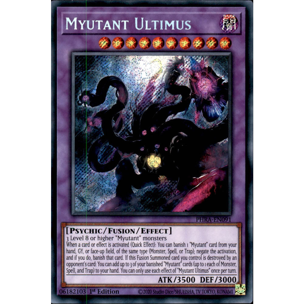 Myutant Ultimus PHRA-EN091 Yu-Gi-Oh! Card from the Phantom Rage Set