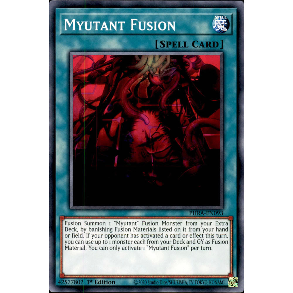 Myutant Fusion PHRA-EN093 Yu-Gi-Oh! Card from the Phantom Rage Set
