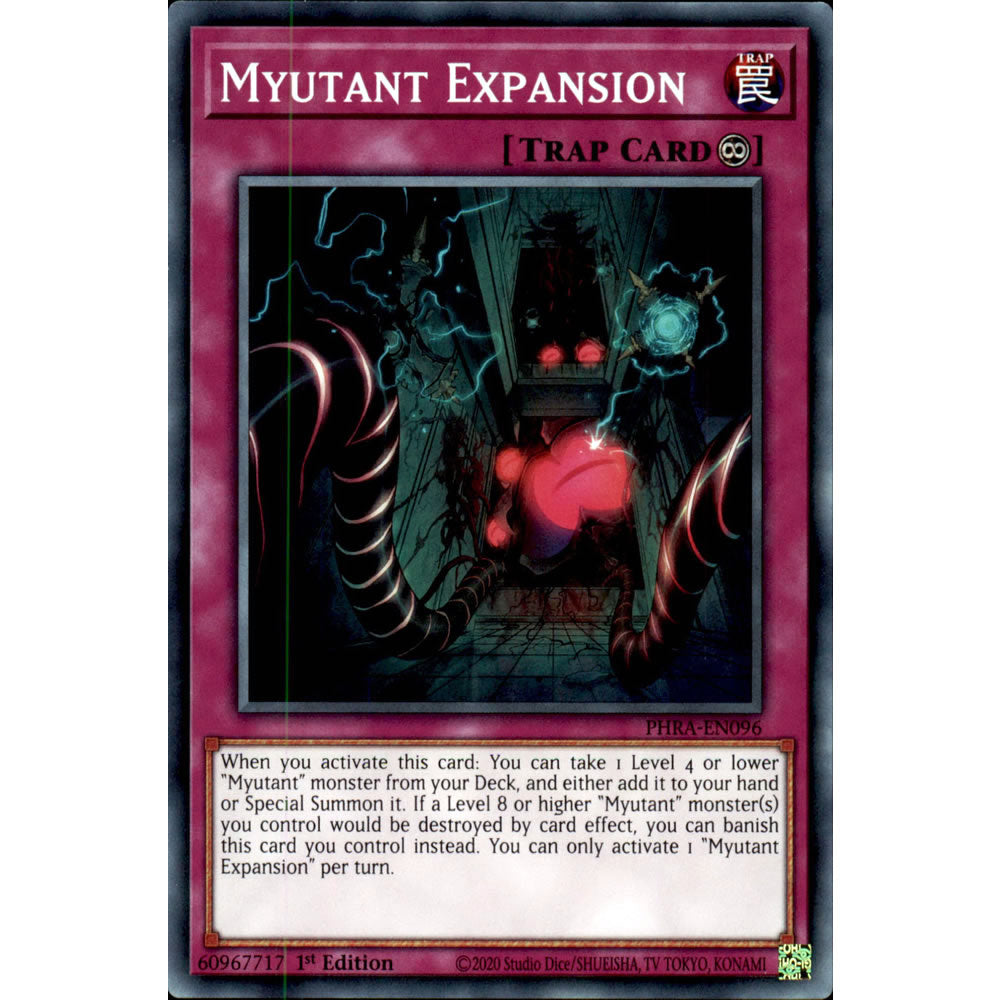 Myutant Expansion PHRA-EN096 Yu-Gi-Oh! Card from the Phantom Rage Set