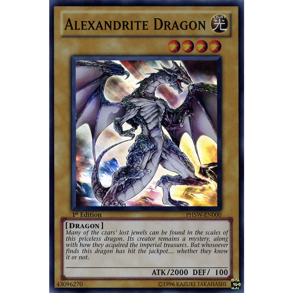 Alexandrite Dragon PHSW-EN000 Yu-Gi-Oh! Card from the Photon Shockwave Set