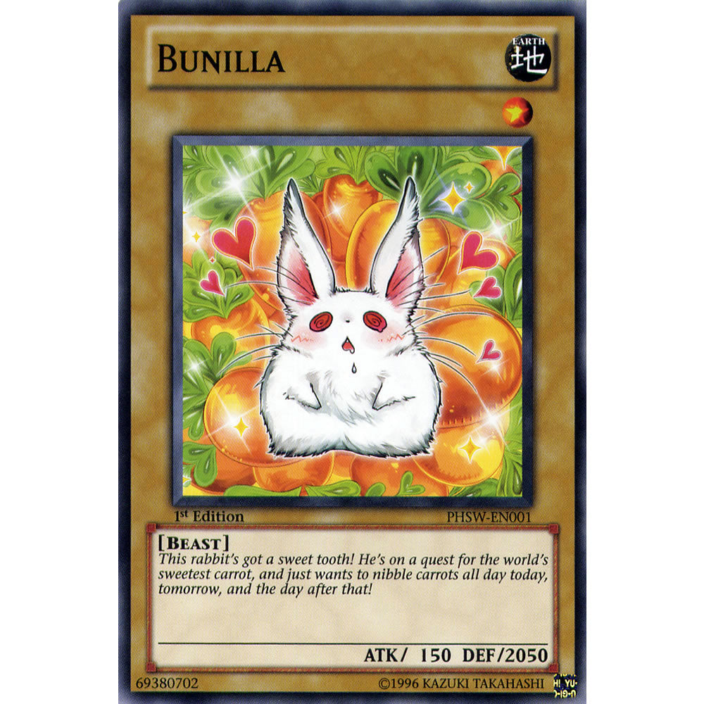 Bunilla PHSW-EN001 Yu-Gi-Oh! Card from the Photon Shockwave Set