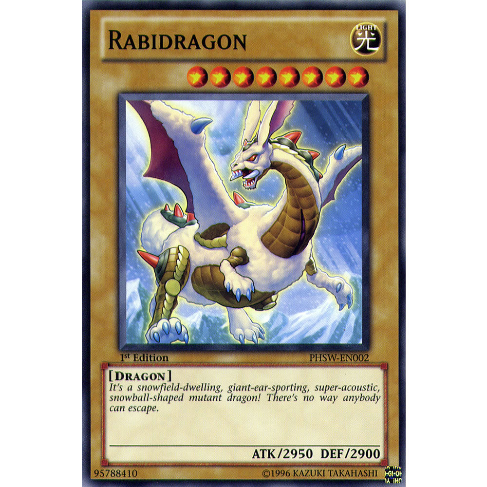 Rabidragon PHSW-EN002 Yu-Gi-Oh! Card from the Photon Shockwave Set