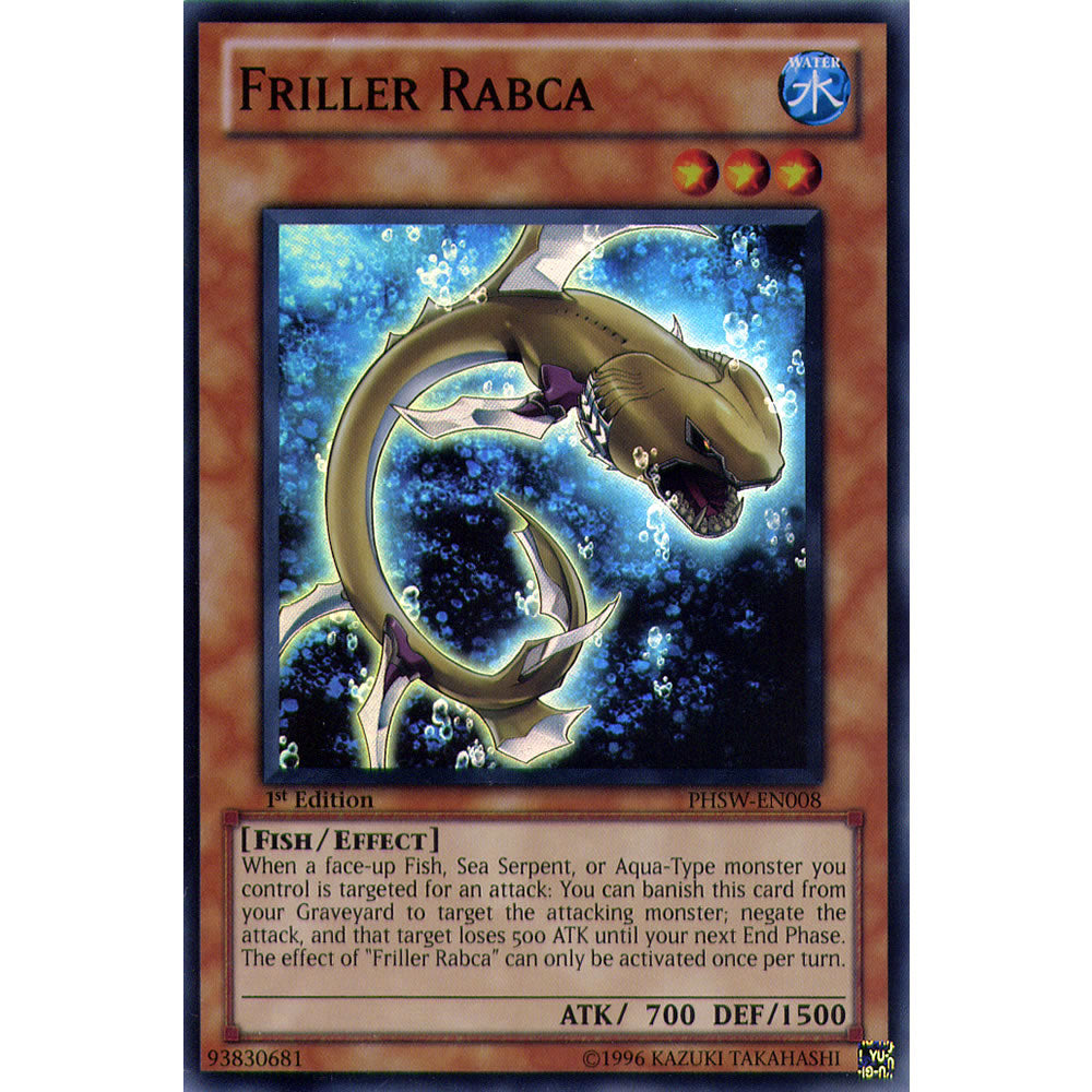 Friller Rabca PHSW-EN008 Yu-Gi-Oh! Card from the Photon Shockwave Set