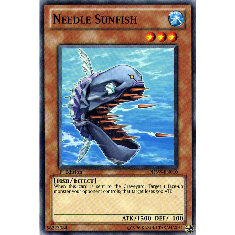 Needle Sunfish PHSW-EN010 Yu-Gi-Oh! Card from the Photon Shockwave Set