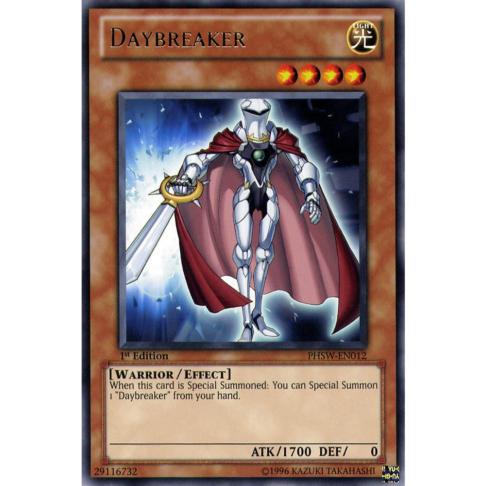 Daybreaker PHSW-EN012 Yu-Gi-Oh! Card from the Photon Shockwave Set