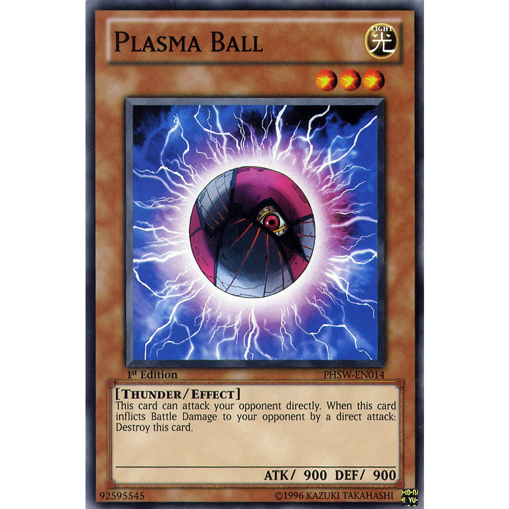 Plasma Ball PHSW-EN014 Yu-Gi-Oh! Card from the Photon Shockwave Set