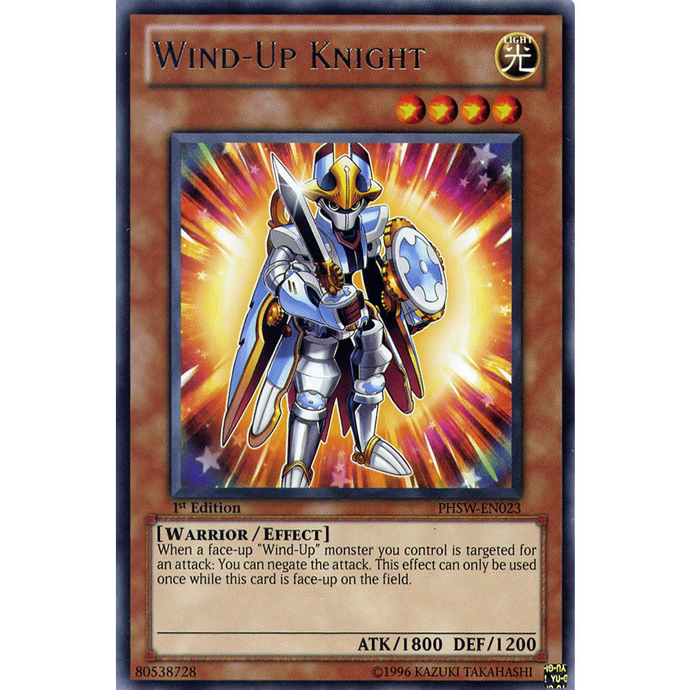 Wind-Up Knight PHSW-EN023 Yu-Gi-Oh! Card from the Photon Shockwave Set