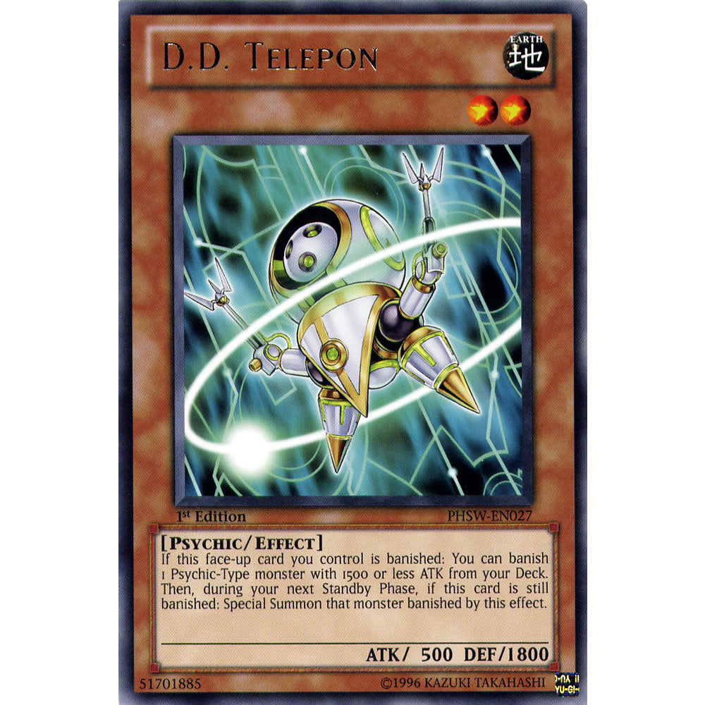 D D Telepon PHSW-EN027 Yu-Gi-Oh! Card from the Photon Shockwave Set