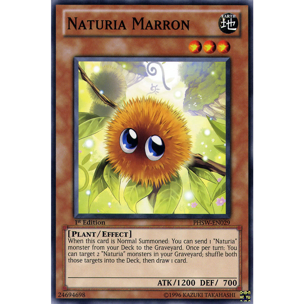 Naturia Marron PHSW-EN029 Yu-Gi-Oh! Card from the Photon Shockwave Set
