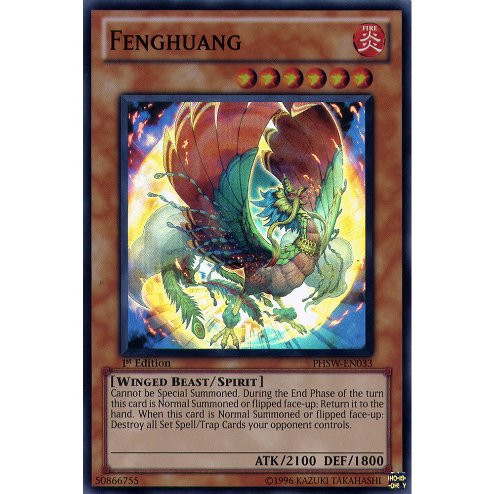 Fenghuang PHSW-EN033 Yu-Gi-Oh! Card from the Photon Shockwave Set