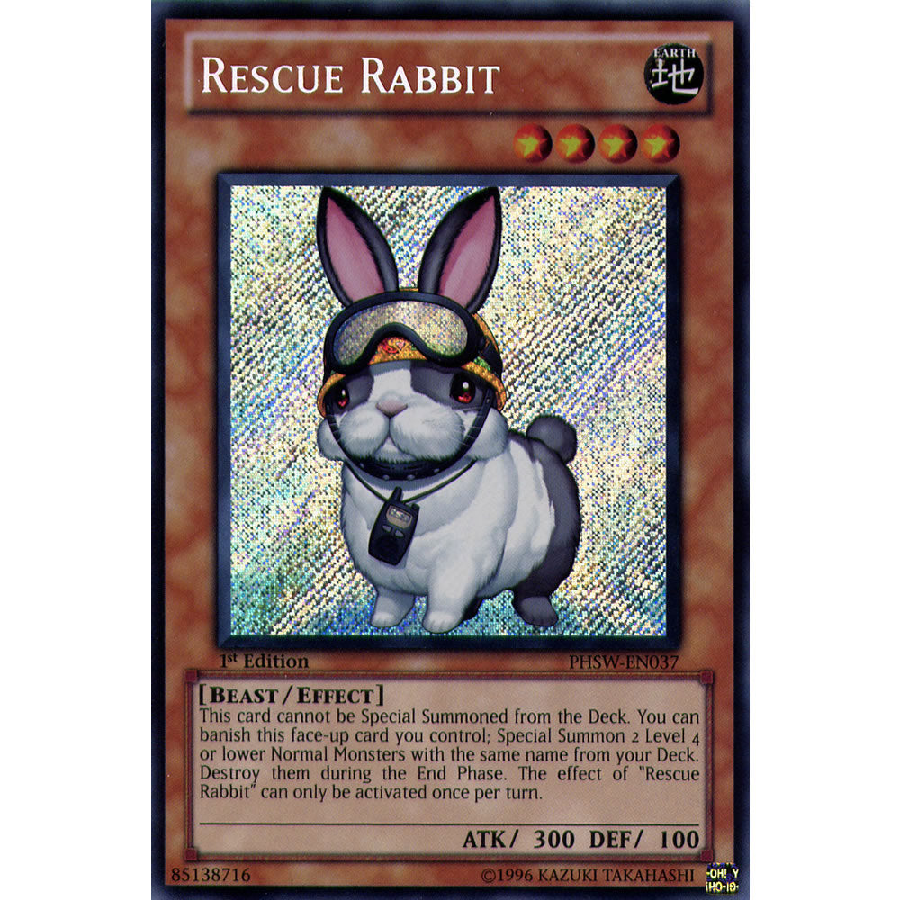 Rescue Rabbit PHSW-EN037 Yu-Gi-Oh! Card from the Photon Shockwave Set