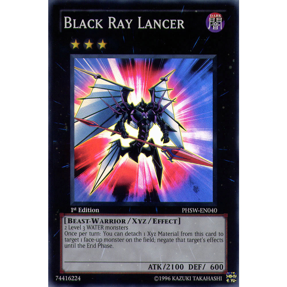 Black Ray Lancer PHSW-EN040 Yu-Gi-Oh! Card from the Photon Shockwave Set