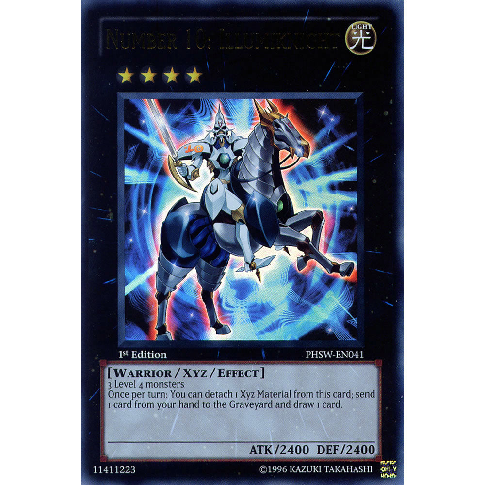 Number 10: Illumiknight PHSW-EN041 Yu-Gi-Oh! Card from the Photon Shockwave Set