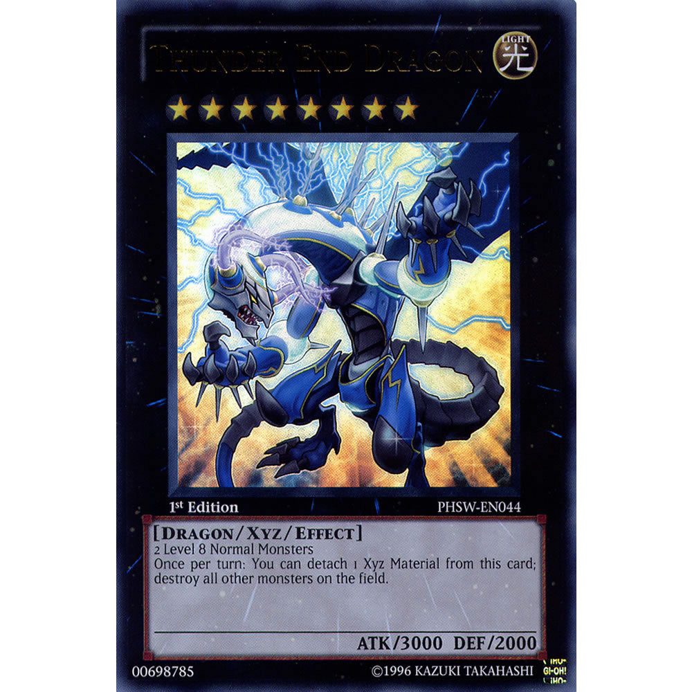 Thunder End Dragon PHSW-EN044 Yu-Gi-Oh! Card from the Photon Shockwave Set