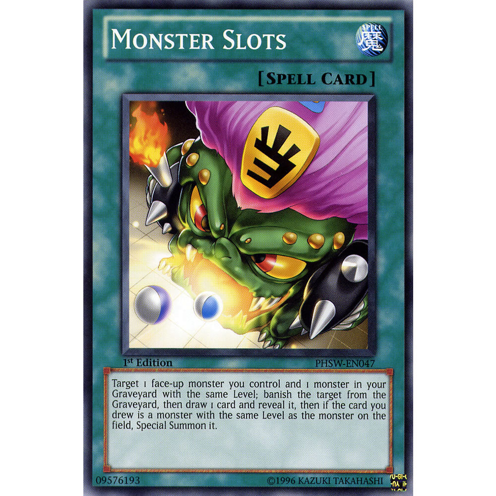 Monster Slots PHSW-EN047 Yu-Gi-Oh! Card from the Photon Shockwave Set