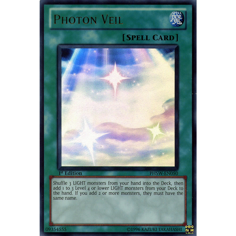 Photon Veil PHSW-EN050 Yu-Gi-Oh! Card from the Photon Shockwave Set
