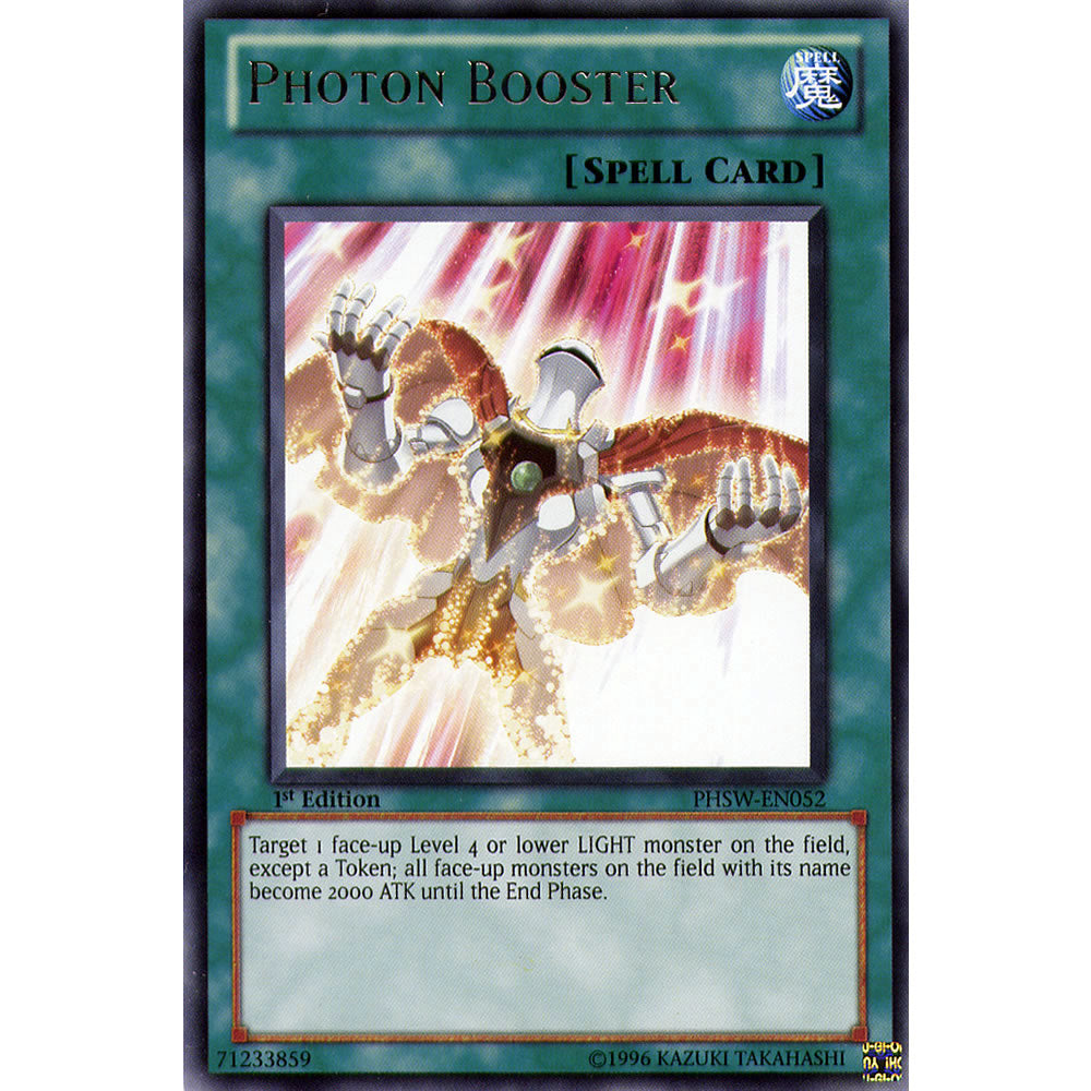 Photon Booster PHSW-EN052 Yu-Gi-Oh! Card from the Photon Shockwave Set
