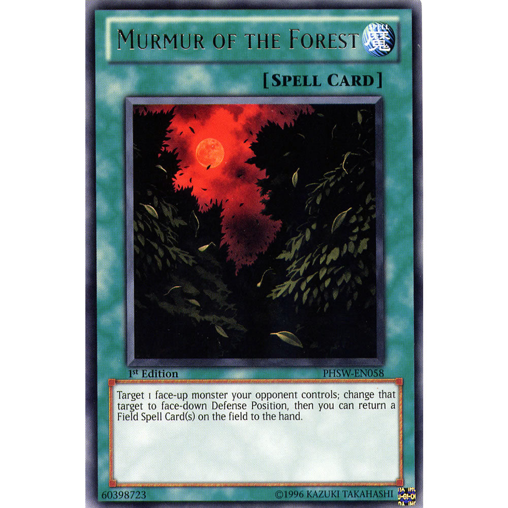 Murmur of the Forest PHSW-EN058 Yu-Gi-Oh! Card from the Photon Shockwave Set