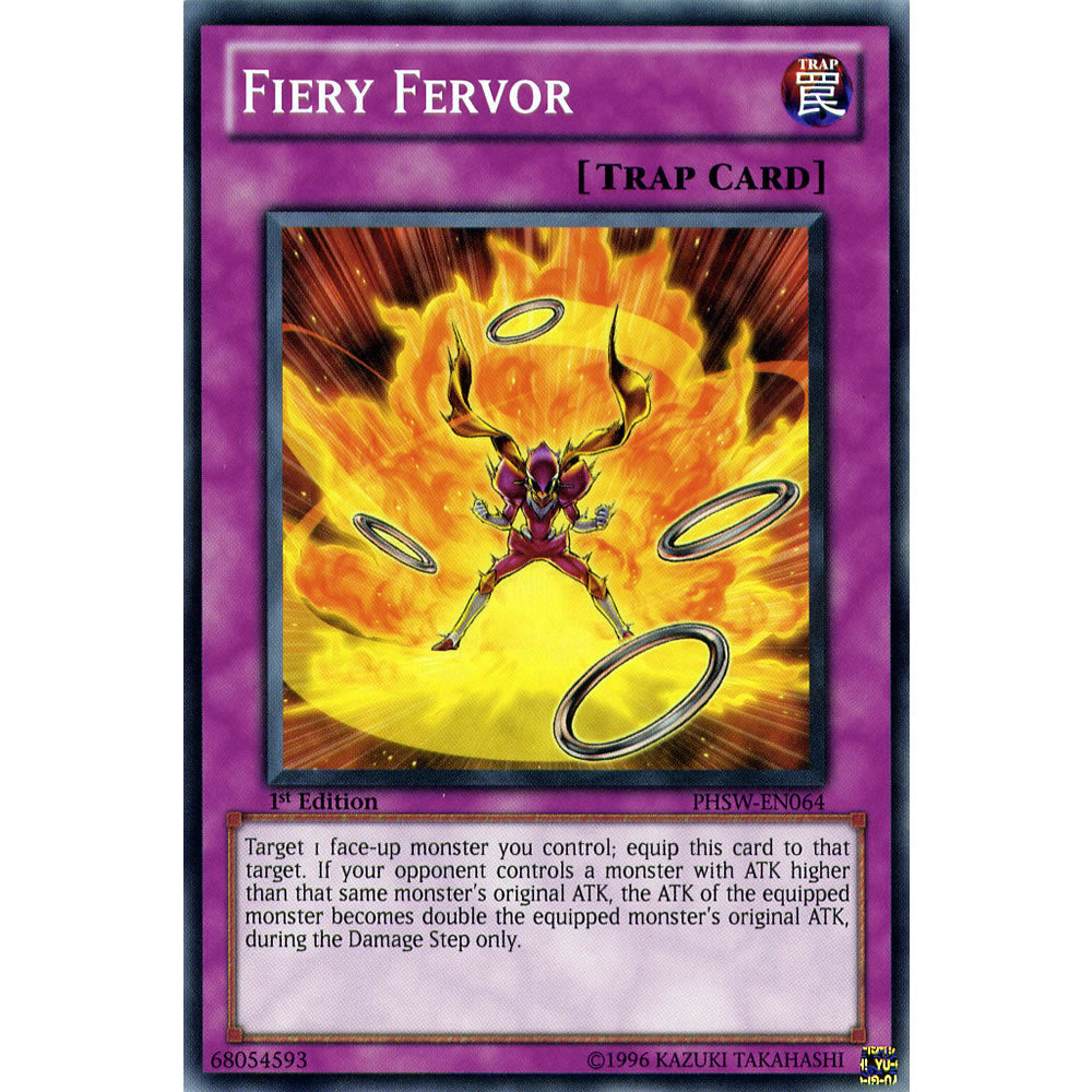Fiery Fervor PHSW-EN064 Yu-Gi-Oh! Card from the Photon Shockwave Set
