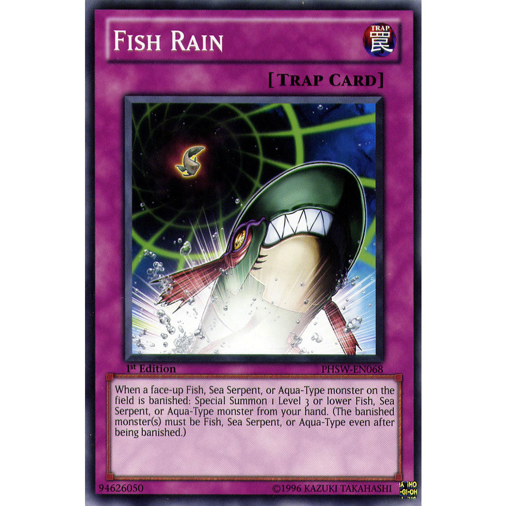 Fish Rain PHSW-EN068 Yu-Gi-Oh! Card from the Photon Shockwave Set