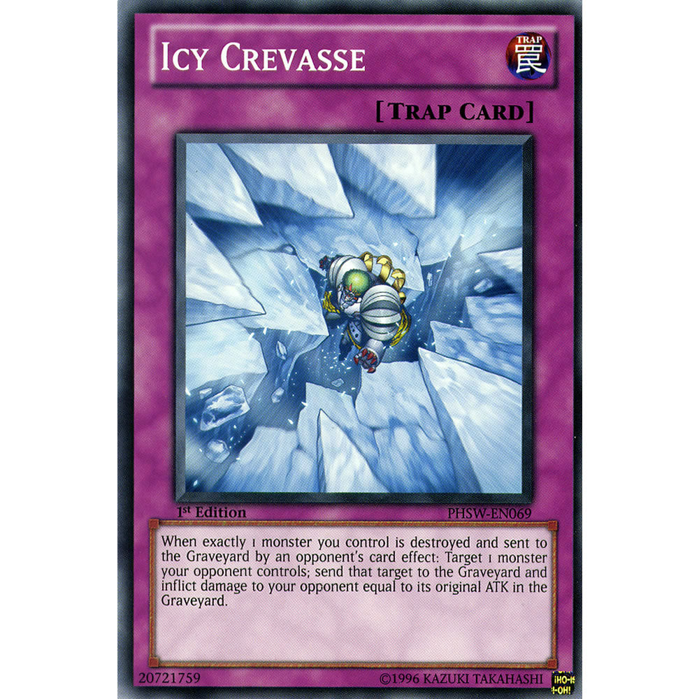 Icy Crevasse PHSW-EN069 Yu-Gi-Oh! Card from the Photon Shockwave Set
