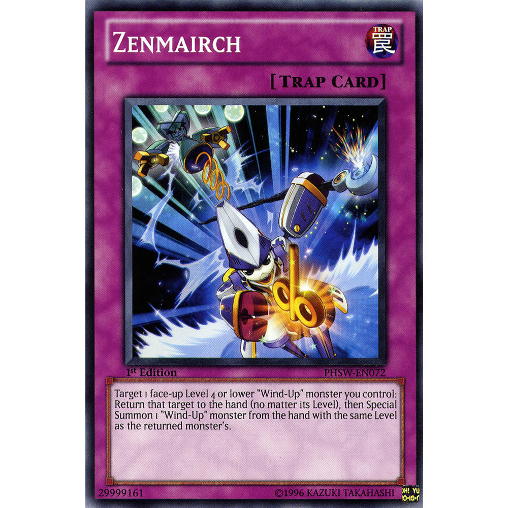 Zenmairch PHSW-EN072 Yu-Gi-Oh! Card from the Photon Shockwave Set