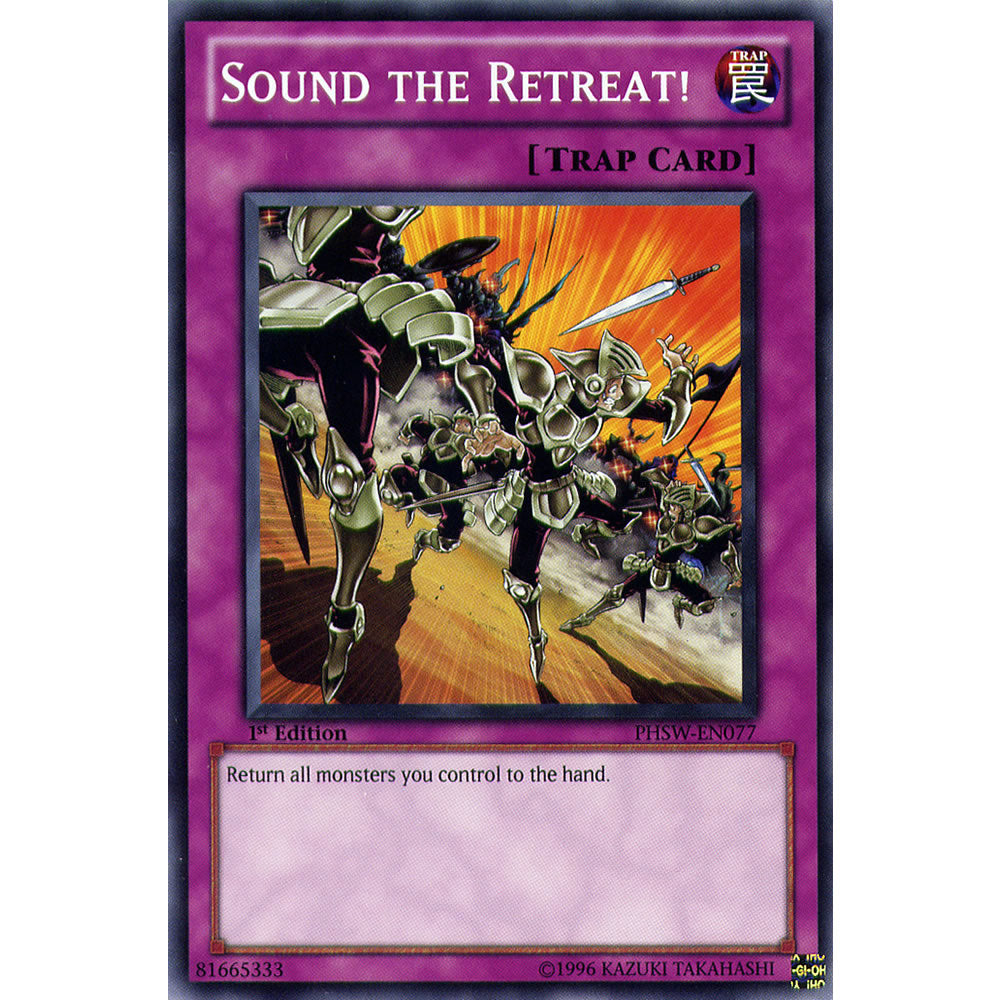 Sound the Retreat! PHSW-EN077 Yu-Gi-Oh! Card from the Photon Shockwave Set