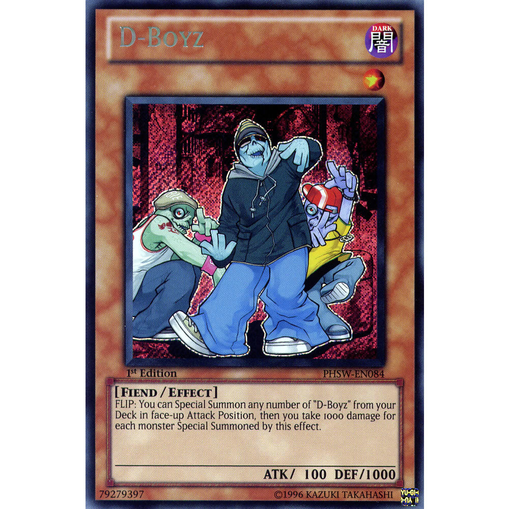 D-Boyz PHSW-EN084 Yu-Gi-Oh! Card from the Photon Shockwave Set