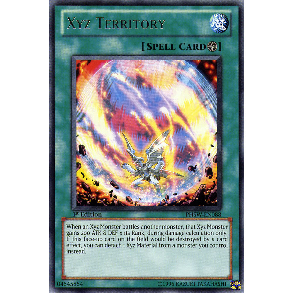 Xyz Territory PHSW-EN088 Yu-Gi-Oh! Card from the Photon Shockwave Set