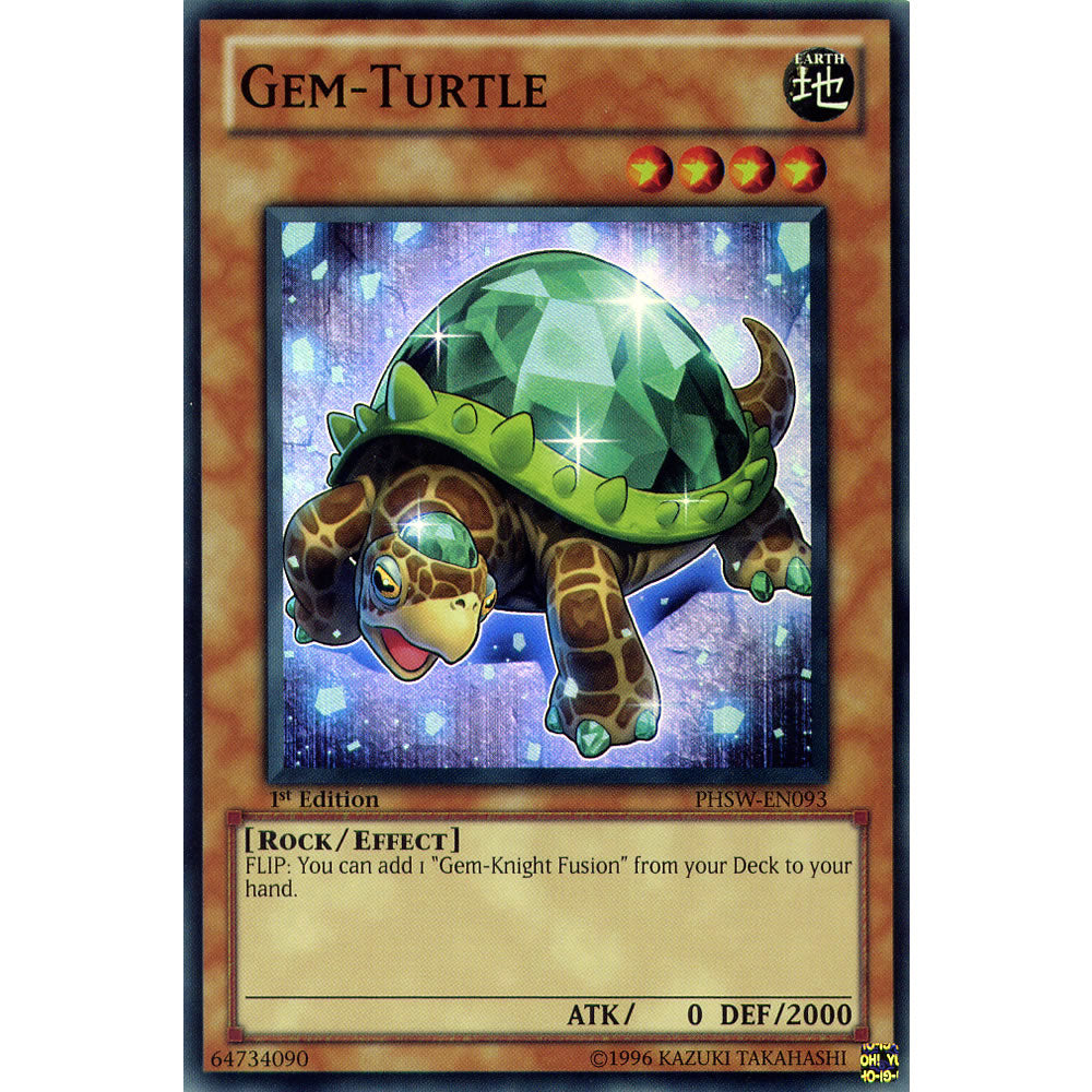 Gem-Turtle PHSW-EN093 Yu-Gi-Oh! Card from the Photon Shockwave Set