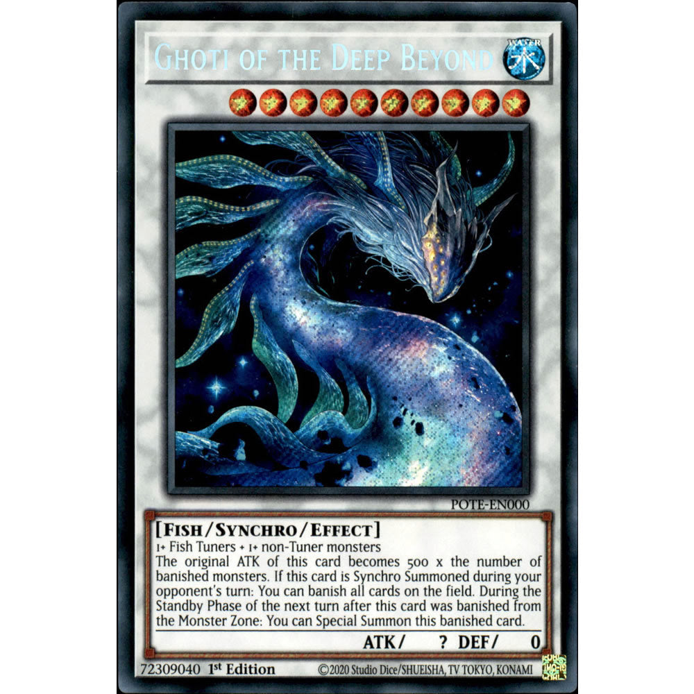 Ghoti of the Deep Beyond POTE-EN000 Yu-Gi-Oh! Card from the Power of the Elements Set