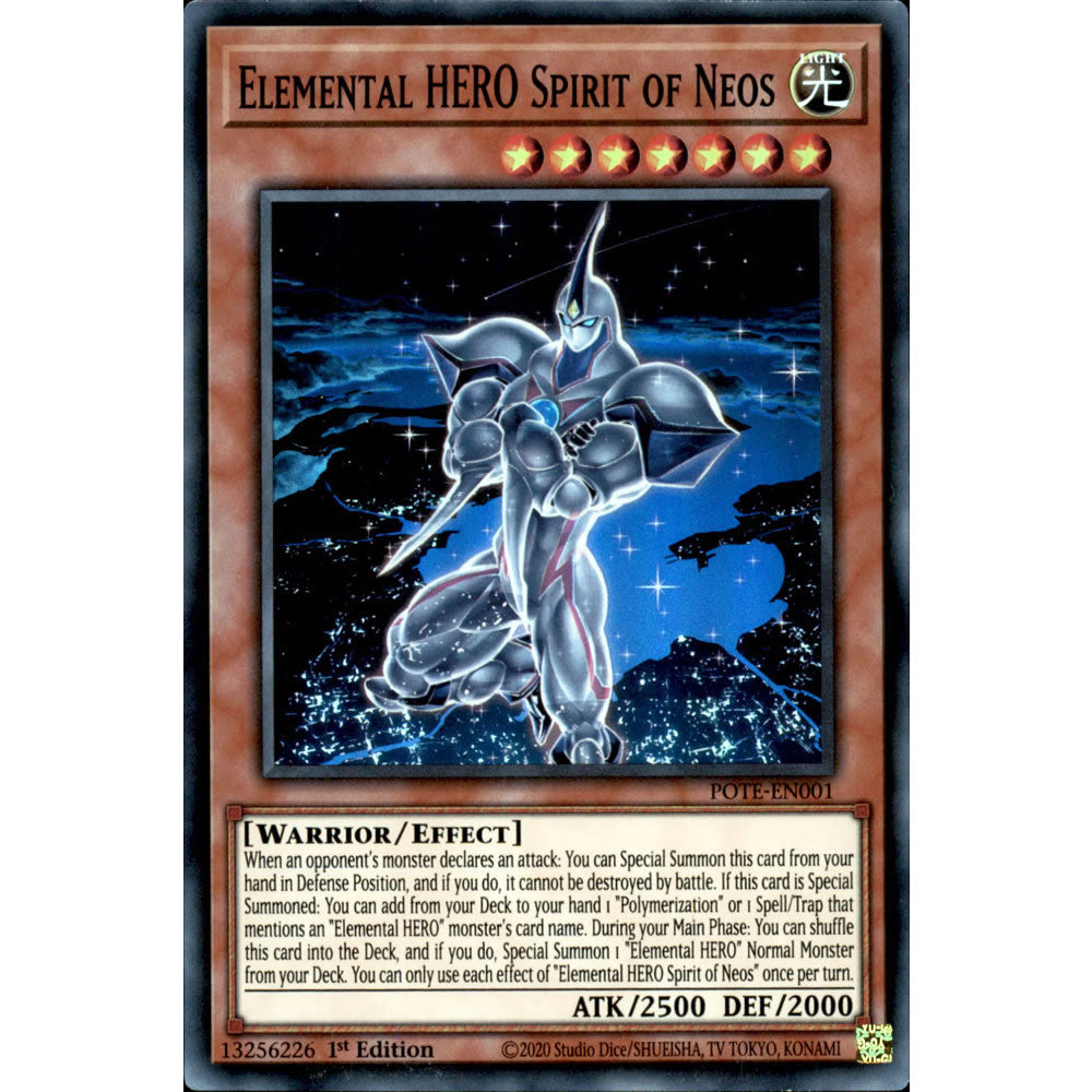 Elemental HERO Spirit of Neos POTE-EN001 Yu-Gi-Oh! Card from the Power of the Elements Set