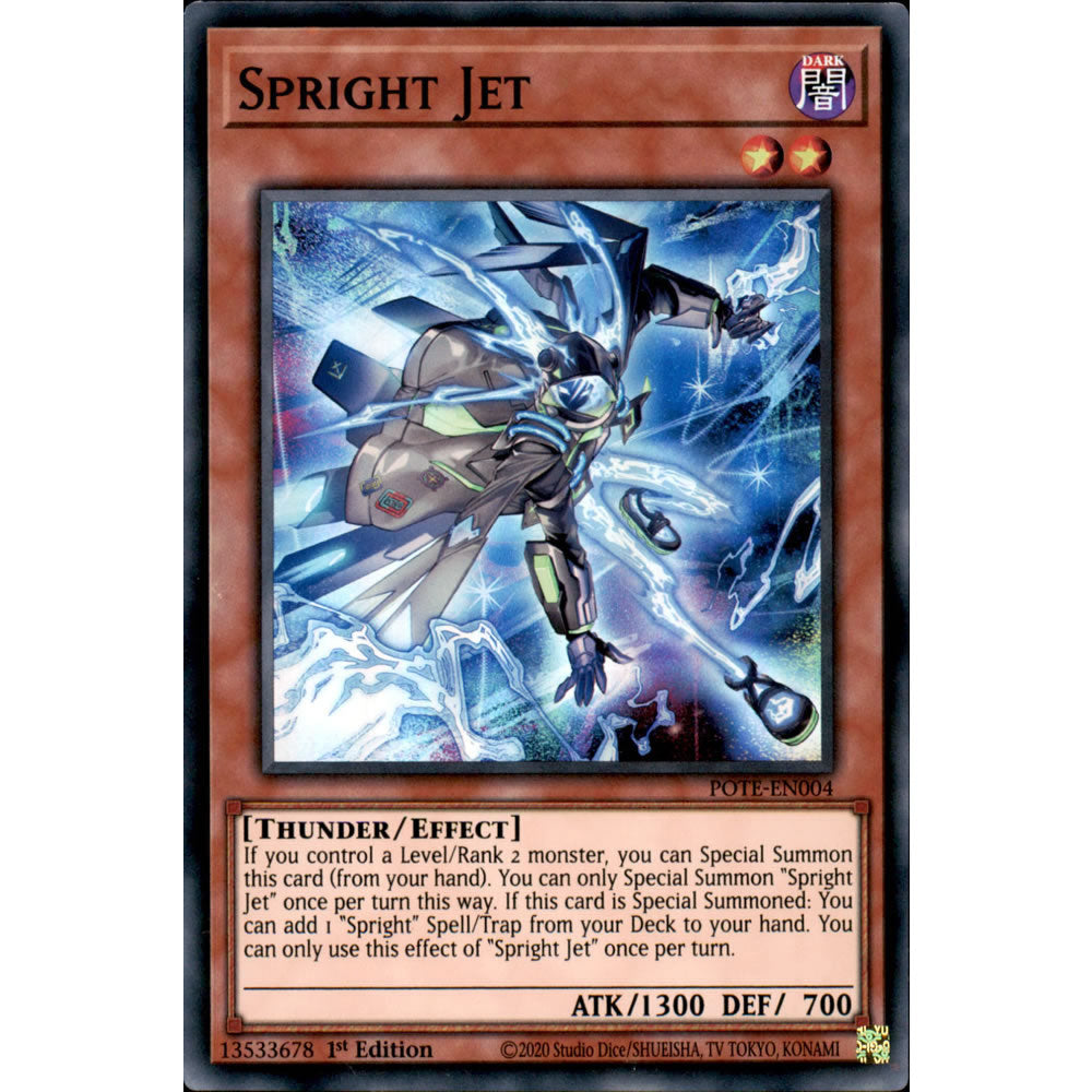 Spright Jet POTE-EN004 Yu-Gi-Oh! Card from the Power of the Elements Set