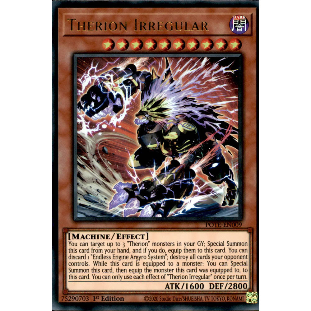Therion Irregular POTE-EN009 Yu-Gi-Oh! Card from the Power of the Elements Set