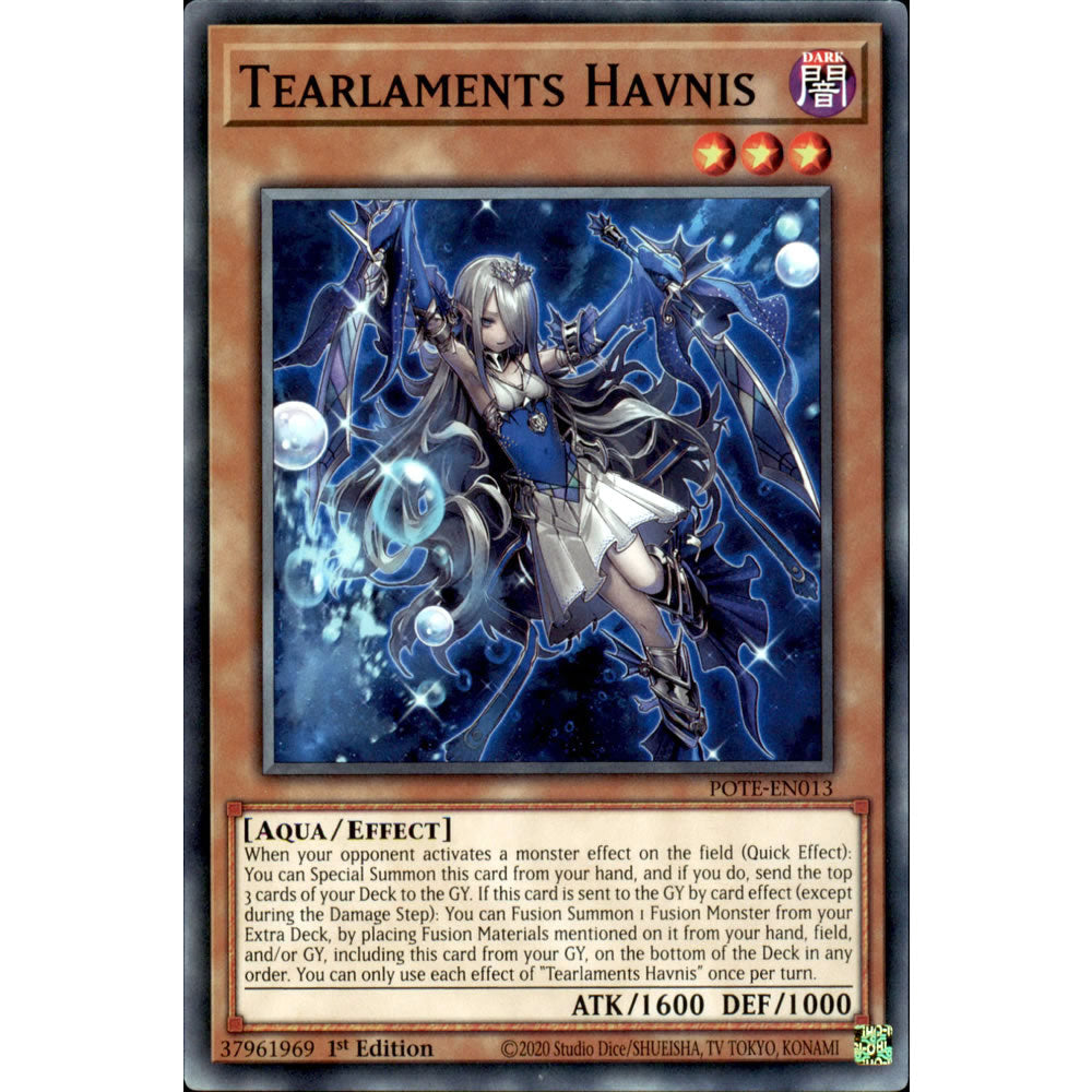 Tearlaments Havnis POTE-EN013 Yu-Gi-Oh! Card from the Power of the Elements Set