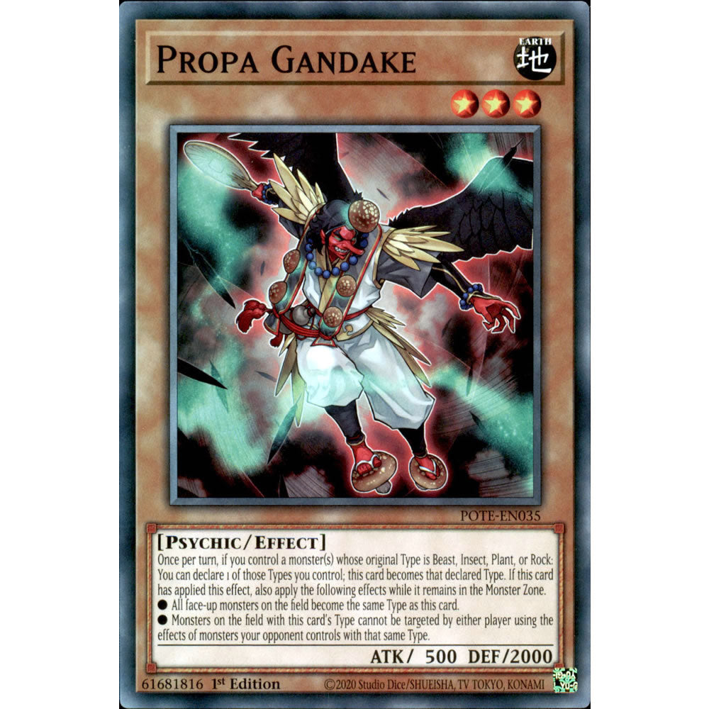 Propa Gandake POTE-EN035 Yu-Gi-Oh! Card from the Power of the Elements Set