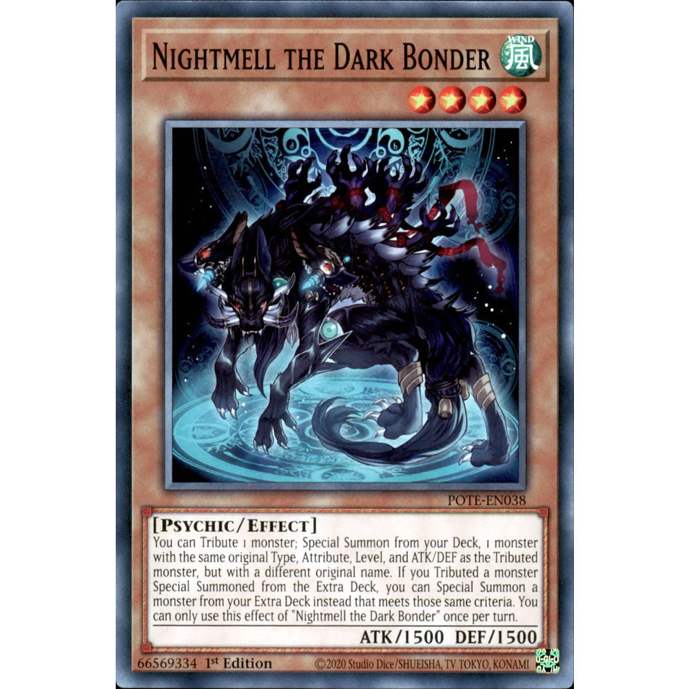 Nightmell the Dark Bonder POTE-EN038 Yu-Gi-Oh! Card from the Power of the Elements Set