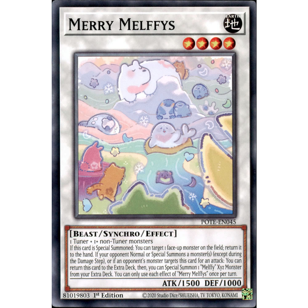 Merry Melffys POTE-EN045 Yu-Gi-Oh! Card from the Power of the Elements Set