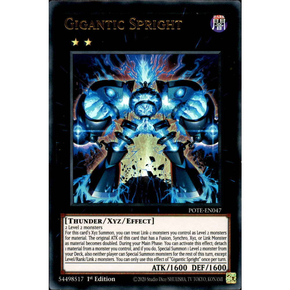 Gigantic Spright POTE-EN047 Yu-Gi-Oh! Card from the Power of the Elements Set