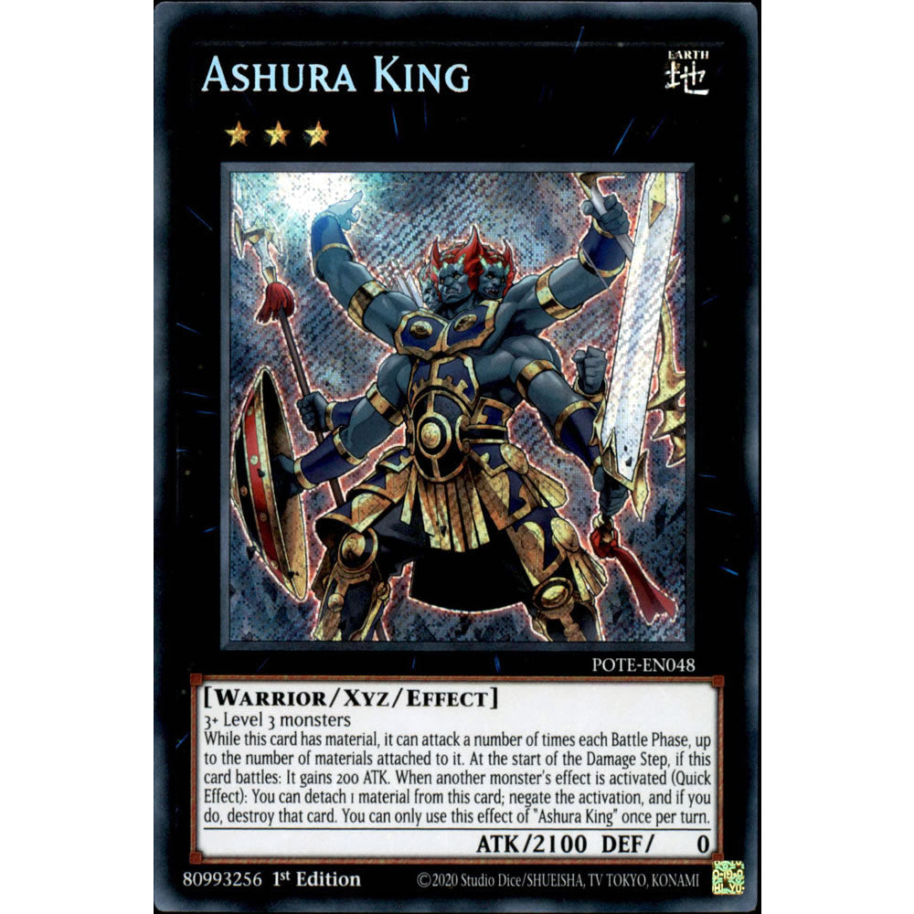 Ashura King POTE-EN048 Yu-Gi-Oh! Card from the Power of the Elements Set