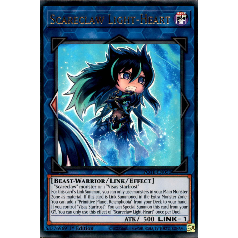 Scareclaw Light-Heart POTE-EN050 Yu-Gi-Oh! Card from the Power of the Elements Set