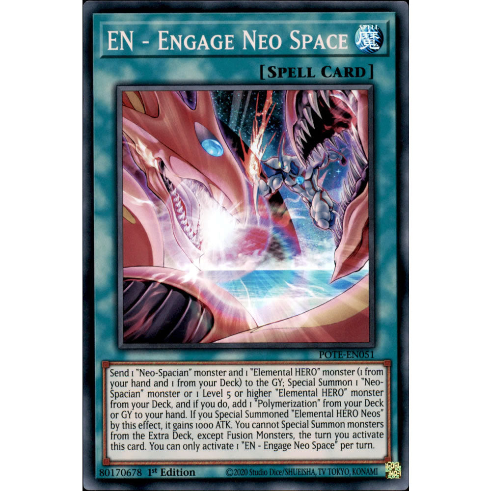 EN - Engage Neo Space POTE-EN051 Yu-Gi-Oh! Card from the Power of the Elements Set