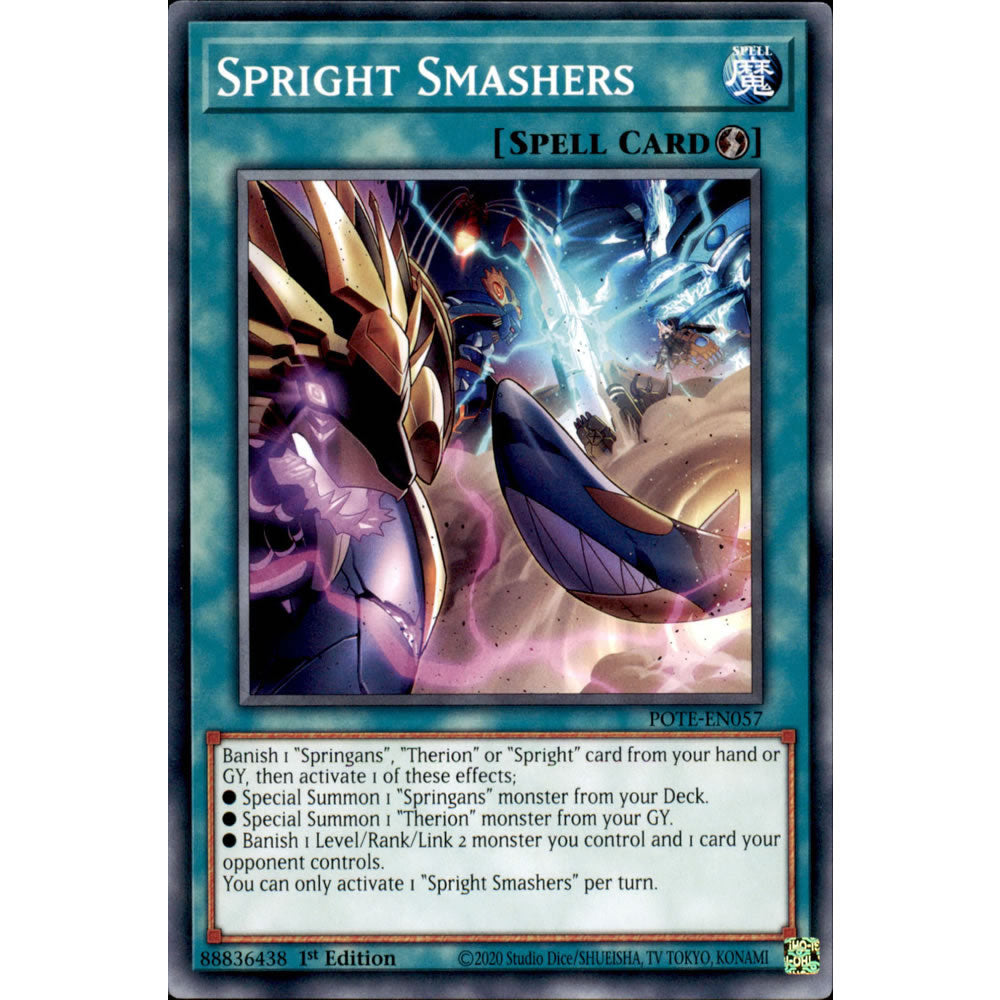 Spright Smashers POTE-EN057 Yu-Gi-Oh! Card from the Power of the Elements Set
