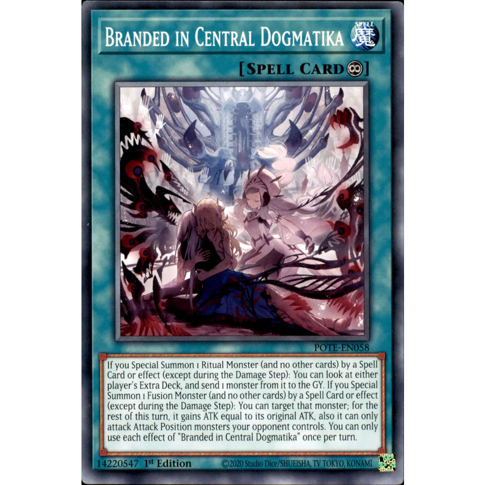 Branded in Central Dogmatika POTE-EN058 Yu-Gi-Oh! Card from the Power of the Elements Set