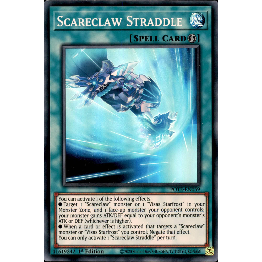 Scareclaw Straddle POTE-EN059 Yu-Gi-Oh! Card from the Power of the Elements Set