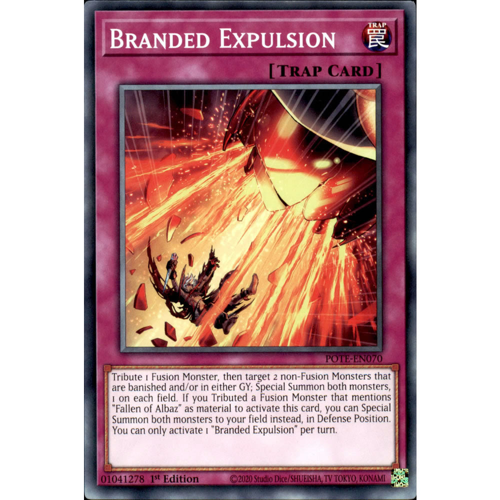 Branded Expulsion POTE-EN070 Yu-Gi-Oh! Card from the Power of the Elements Set