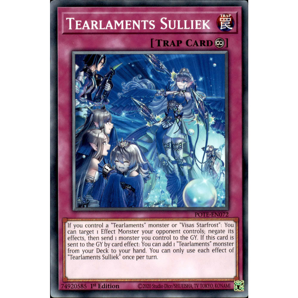 Tearlaments Sulliek POTE-EN072 Yu-Gi-Oh! Card from the Power of the Elements Set