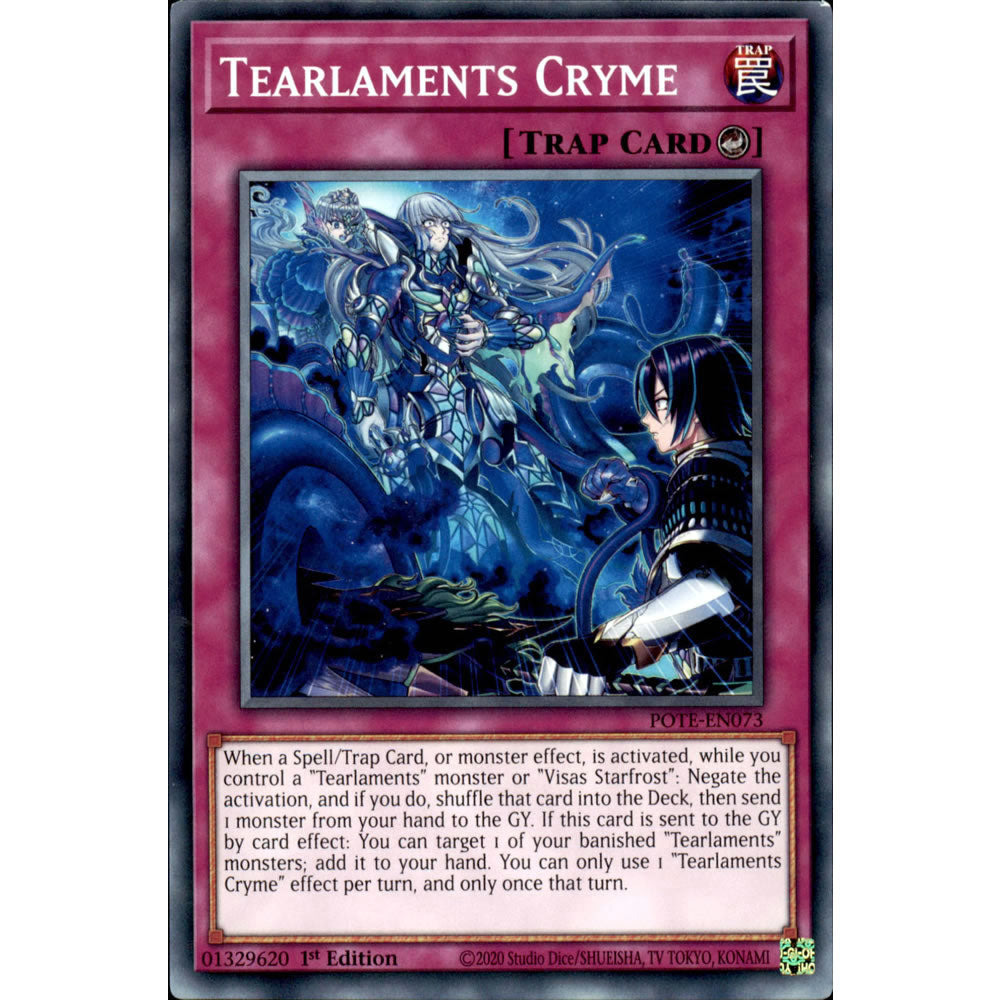 Tearlaments Cryme POTE-EN073 Yu-Gi-Oh! Card from the Power of the Elements Set