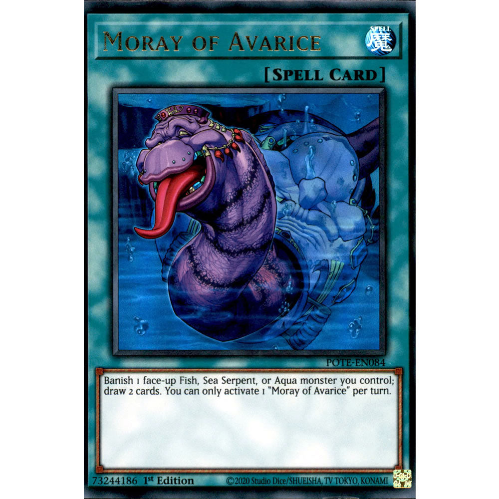 Moray of Avarice POTE-EN084 Yu-Gi-Oh! Card from the Power of the Elements Set